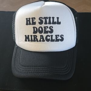 Black and White Trucker Hat